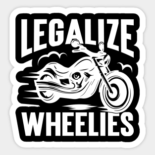 Legalize Wheelies v3 Sticker